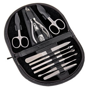 Ensemble professionnel de manucure et pédicure en acier inoxydable, kit d'outils de soin 5-en-1, coupe-cuticules, coupe-ongles, pour adultes - Product Image 3