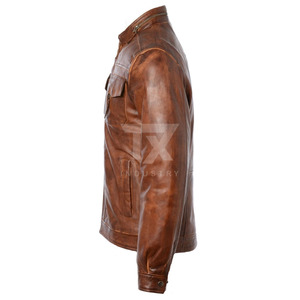 Nouvelle veste en cuir véritable pour homme, matériau de qualité supérieure, respirante, vestes en cuir pour homme à prix avantageux, veste en cuir pour homme - Product Image 3