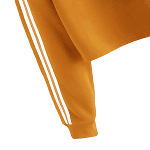 Women’s Cozy Fleece <b>Cropped</b> Hoodie <b>Top</b>, Long Sleeve Pullover Sweatshirt with Relaxed Fit, Drawstring Hood, and Stylish Casual - Product Image 3