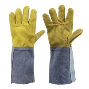 Gants en cuir de vachette renforcé avec doublure en coton pour la soudure, la sécurité au travail, les ouvriers du bâtiment et les joueurs de hockey - Product Image 2