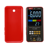 UNI-T UT122 Multimeter Pintar Tipe Kartu Tampilan 4 Digit Deteksi Rentang Otomatis Baterai Lithium Isi Ulang Terpasang