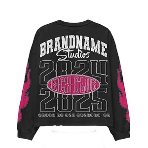 เสื้อสเวตเตอร์ผ้าฟลีซสตรีทแวร์ผ้าฟลีซน้ำหนักเบาสำหรับผู้ชายชุดเสื้อสเวตเตอร์เอวลอยแบบสตรีทพิมพ์ลายสกรีนระบายอากาศได้สำหรับฤดูหนาว - Product Image 4