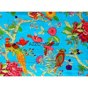 Tela de Algodón 100% Puro Hecha a Mano al por Mayor, Estampado a Bloque, Ecológica y Ligera, para Prendas de Niñas, Vestidos y Pijamas - Product Image 5