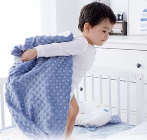 Chăn len dệt kim 100% polyester hai lớp, chất liệu mink, 2 lớp, siêu mềm mại, thoải mái, dành cho trẻ em, chăn cho trẻ sơ sinh - Product Image 2