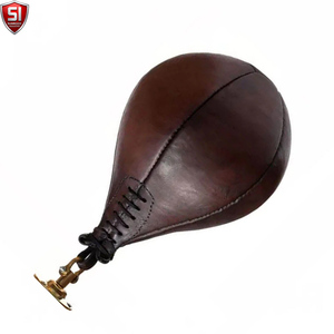 Speed Ball PU Leather <b>Boxing</b> <b>Reflex</b> <b>Bag</b> Black Orange Hanging Punching <b>Bag</b> for Training Practice - Product Image 4