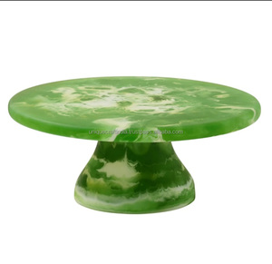 Wholesale <b>Cake</b> <b>Stand</b> Resin Display Plate Centerpiece 20 Pieces Circle Shape Any Auspicious Occasion Reasonable Price Eco - Product Image 3
