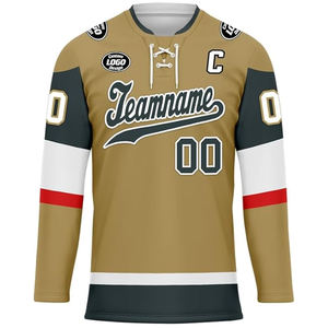 Personalized Custom Hockey Jersey Pakistan OEM Supplier Wholesale Export USA Buyers Ice Hockey Uniform Logo 100% Polyester - Product Image 5