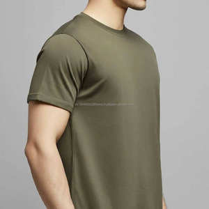 Diseña Tu Propio Logotipo, Camiseta de Hombre de Cuello Redondo, Tejida, de Alta Calidad, Secado Rápido, Transpirable, Manga Corta, Informal, a Precio Económico - Product Image 2