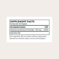 Capsules de Picolinate de Chrome Certifiées GMP - Complément Alimentaire à Base de Plantes, Stimulant Métabolique, Végétalien pour Adultes, Fournisseur en Gros