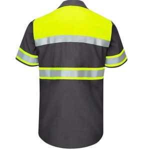 Camiseta Polo de Seguridad Reflectante de Alta Visibilidad Unisex, Ropa de Trabajo 100% Poliéster, Logotipo Personalizado, Impresión Digital, Servicio OEM - Product Image 5
