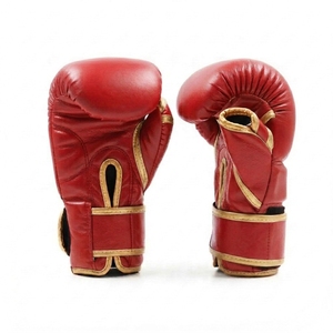 Guantes de Boxeo Sanda de Microfibra Azul con Correa de Muñeca con Cierre de Gancho y Bucle, Protección UV, Equipo de Entrenamiento para Adultos - Product Image 4