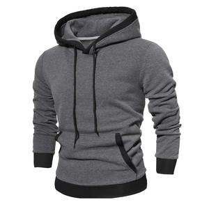 Sweats à capuche confortables pour hommes, sweats à capuche unis avec logo et couleurs personnalisables, vente en gros - Product Image 2