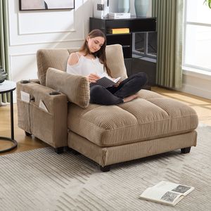 UNITED WE WIN Poltrona Chaise Longue Oversize, Divano Letto Cozy Cloud - Product Image 3