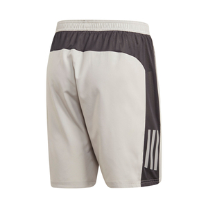 <b>Classic</b> 100% Cotton Solid Canvas Mid Shorts for Men with Modern Slim Fit Elastic Waist Anti-Wrinkle Formal Style - Product Image 6