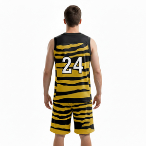 Conjuntos de Uniformes de Baloncesto Reversibles Unisex, Diseño Personalizado, Transpirables, Sublimados, Uniformes de Baloncesto para Adultos - Product Image 2