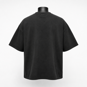 T-shirt Streetwear Homme Oversize Vintage Délavé 100% Coton 280g, Vierge, Grammage Lourd, Fabricant OEM ODM - Product Image 2