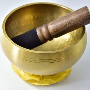 Bronze Singing Bowl Tibetan Meditation Metal Sound Healing Bowl for Yoga Relaxation <b>Practice</b> - Product Image 2