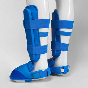 Espinilleras Ligeras de Cuero para Karate, para Entrenamiento y Práctica de Artes Marciales, Personalizables, Precio al por Mayor - Product Image 4