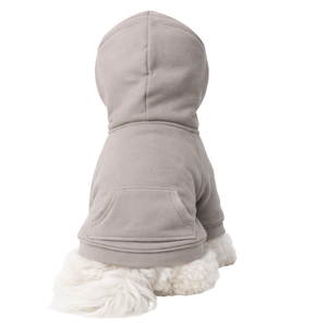 เสื้อฮู้ดดี้สุนัข สีเคลย์ ผ้าฟลีซนุ่ม เสื้อกันหนาวมีฮู้ด อบอุ่น สวมใส่สบาย สำหรับสุนัขพันธุ์เล็กและกลาง ใส่ได้ทั้งในบ้านและนอกบ้าน - Product Image 2