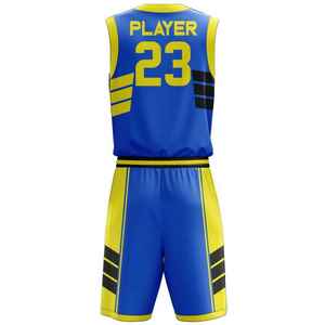 Uniforme de Baloncesto de Verano Personalizado de Alta Calidad, Sublimado, Antibacteriano, Cintura Elástica, Sin Mangas, 100% Poliéster - Product Image 4