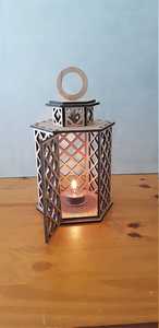 Portavelas de Madera Rústico, Linterna Decorativa Cortada con Láser para Centro de Mesa de Boda, Decoración del Hogar, Linternas Navideñas Vintage - Product Image 6