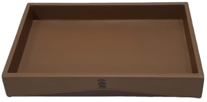 Bandeja de aseo con diseño de cuero sintético - Product Image 2