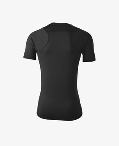 Padded <b>Compression</b> <b>Shirt</b> <b>Men</b> Youth Rib Chest Shoulder Protection Breathable 4-Way Stretch Custom Team Logo OEM Wholesale Factory - Product Image 2