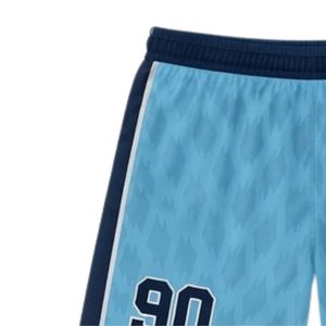 Pantalones Cortos de Lacrosse Unisex Azul Claro y Negro, de Poliéster Ligero, Uniforme Deportivo, Ropa Deportiva para Equipos, Entrenamiento y Partidos - Product Image 4