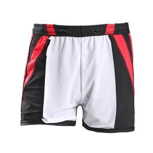 กางเกงว่ายน้ำชายทรงสี่เหลี่ยม แห้งเร็ว ยืดหยุ่นได้ มีเชือกผูกเอว เหมาะสำหรับชายหาด - Product Image 4