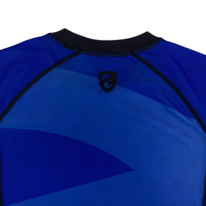 Wholesale <b>Custom</b> Sublimation <b>Shirt</b> <b>Design</b> Your Own <b>Compression</b> MMA BJJ Rash Guard with <b>Custom</b> Colors Short Sleeve OEM Service - Product Image 5