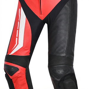 Trajes de Motociclismo de Cuero Genuino para Adultos, Color Rojo y Negro, Manga Larga, Resistentes al Viento, para Carreras de Alta Velocidad, 2026 - Product Image 6