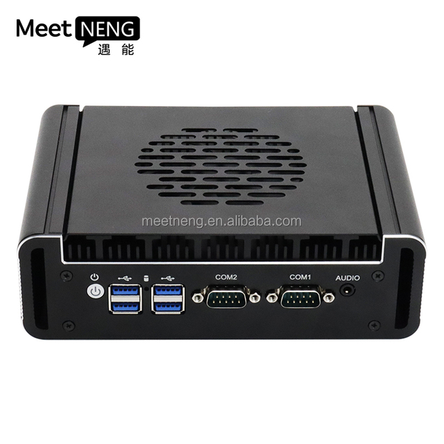 Quad Core N150 N305 Mini PC RS485 RS232 3G 4G LTE Fanless Industrial Stock Embedded W/ Dual LAN Dual COM SIM Slot I7 Intel 12