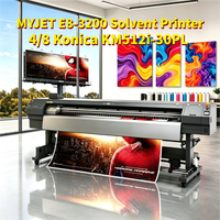 Impresora de Inyección de Tinta Industrial MYJET de Formato Grande de 3.2m, Konica 512i 30PL, 4/8 Cabezales, para Impresión de Pancartas con Tinta Solvente