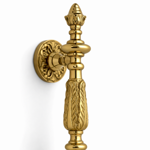 Manija de Puerta Moderna de Latón GOLDEN BASTION |   Manija de Puerta Exterior de Latón Sólido y Duradero para Hoteles y Puertas de Madera |   Arquitectónico - Product Image 3
