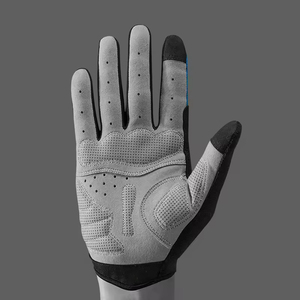 Custom Design Full-Finger Cycling Gloves Leather/Mesh/Neoprene Materials Khirad Sports Brand-Lightweight Breathable for Outdoor - Product Image 4