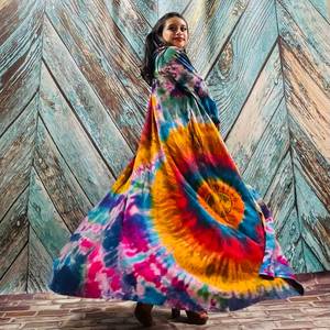 ชุดชายหาดฤดูร้อนลายดอกไม้ดิจิทัลสีขาวสไตล์โบฮีเมียนสำหรับผู้หญิง ผ้าวิสโคส/คอตตอน ระบายอากาศได้ดี เป็นมิตรกับสิ่งแวดล้อม แต่งพู่และลูกไม้ แขนยาว - Product Image 5