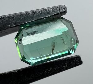 Pierre précieuse naturelle en tourmaline taillée de Kunar, Afghanistan, qualité supérieure, tourmaline verte rose polie, pierre pour bijoux - Product Image 2
