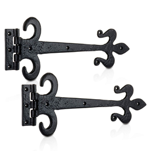 Heavy Duty Cast Iron T-Hinge Antique Black Arrowhead Strap Gate Hinge Wholesale Rustic Wrought Iron <b>Barn</b> <b>Door</b> <b>Hardware</b> On Sale - Product Image 5