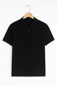 เสื้อเชิ้ตแขนสั้นผู้ชาย STELLAR ผ้าเจอร์ซีย์ผสมสแปนเด็กซ์/คอตตอน ระบายอากาศได้ดี มีกระเป๋าเสื้อ ป้องกันรอยยับ สไตล์สมาร์ทแคชชวล เหมาะสำหรับใส่ทำงานหรือเดินทาง - Product Image 3