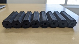 Carbón Vegetal de Coco en Briquetas Hexagonales, Marca Privada OEM, Hecho a Máquina, Combustible para Barbacoa, Contenido de Ceniza 8%, 5400-7500 Kcal/kg - Product Image 2