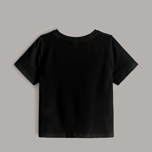 Camiseta para Niños Directo de Fábrica, Diseño Gráfico Personalizado, Camiseta Ligera de Algodón, Suministro OEM para Importadores de Ropa Infantil - Product Image 2