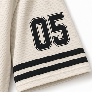 T-shirt Homme Oversize Col V Veil 05 Manches Courtes avec Bordure Contrastante Style Urbain Tissu Jersey Motif Lettres Imprimées - Product Image 5
