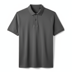 Camiseta Polo Piqué Gris para Hombre al por Mayor |   Uniformes de Trabajo de Manga Corta con Logotipo Personalizado |   Camisetas Deportivas al Por Mayor - Product Image 3