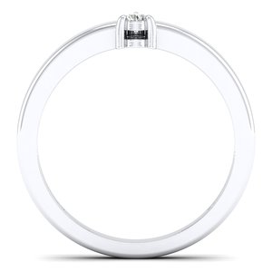 Anillos de Compromiso REYES de Diseño de Lujo en Plata de Ley 925 con Moissanita Certificada por GRA para Mujer, Joyería Fina Minimalista para Uso Diario - Product Image 4