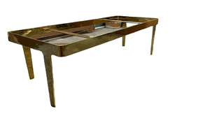 Juego de mesa de centro/Juego de mesa para sala de estar/Mesa de centro moderna con superficie de madera/Mesa de centro de metal/Decoración para el hogar - Product Image 2