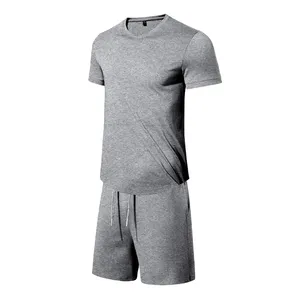 Ensemble de vêtements décontractés d'été pour hommes, t-shirt à manches courtes et short, ensemble de jogging deux pièces, fabriqué au Pakistan - Product Image 4