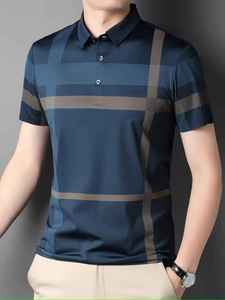 Camiseta Polo de Estilo Moderno para Hombre, Camisas Casuales de Corte Ajustado, Camiseta de Verano para Actividades al Aire Libre, Camiseta con Logotipo Personalizado, Diseño Sólido - Product Image 3