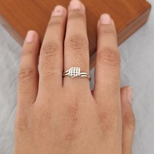 Anillo Cuadrado de Plata de Ley 925 con Diamantes, Anillo Romántico para Mujer, Regalo de Boda, Compromiso, Promesa, Uso Diario, Anillos con Piedras Preciosas - Product Image 3