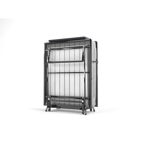 Telaio Letto Pieghevole in Metallo Facile da Riporre e Spostare con Materasso in Schiuma e 4 Ruote per Divani Letto - Product Image 4