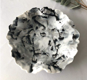 Premium Handmade Resin Center <b>Bowl</b> with Glossy Shine Customized Shape Decorative Dining Table <b>Bowl</b> for Modern Homes Love MODEL - Product Image 1